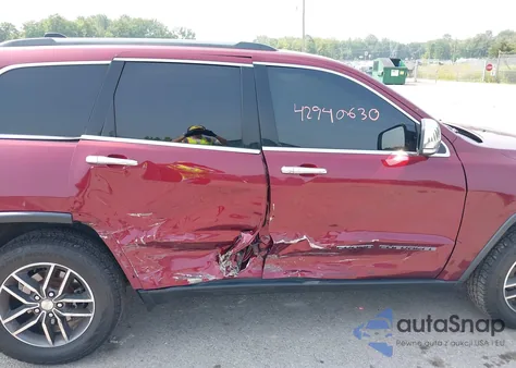 2017 Jeep Grand Cherokee Limited 4X4 z USA, uszkodzony, nr VIN 1C4RJFBG5HC835782